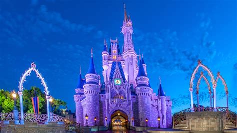 Download Florida Cinderella Castle Castle Man Made Walt Disney World 4k