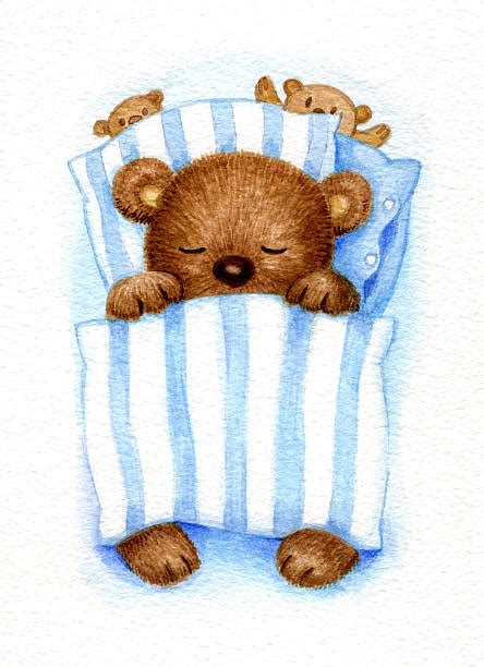 Best Teddy Bear Sleeping Illustrations Royalty Free Vector Graphics
