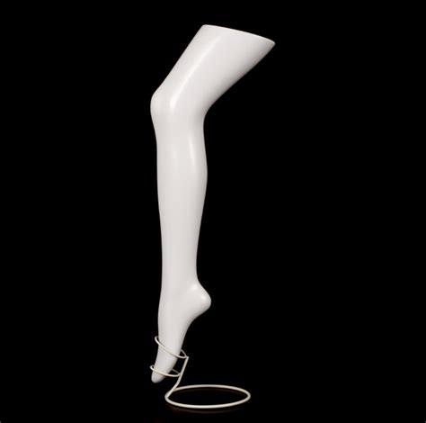 White Mannequin Legs For Sock Display 2992 Inch Height Posh Concept
