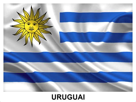Uruguai, oficialmente república oriental do uruguai, é um país localizado na parte sudeste da américa do sul. Bandeira Adesiva do Uruguai 7,5 X 10 cm no Elo7 | LGDesign ...