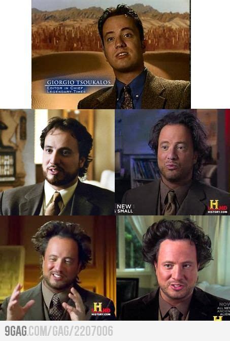 Just The Hair Evolution Of Ancient Aliens Guy Aliens Guy Ancient