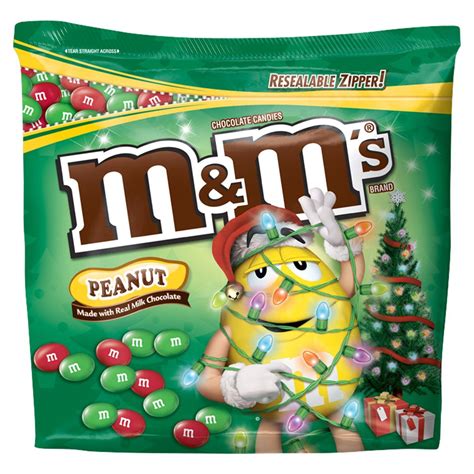 Mandm S Holiday Peanut Chocolate Candy Party Size 42 Ounce Bag Huge Discounts Available