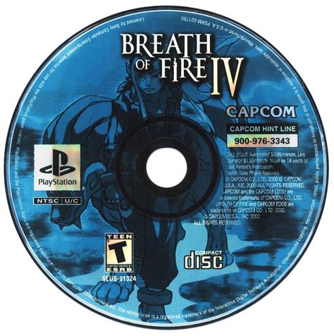 Breath Of Fire Iv Cover Or Packaging Material Mobygames