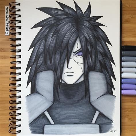 Heres The Full Madara Drawing Had To Crop The Other Pic To Match The