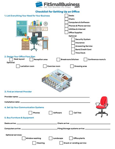 Setting Up An Office In 5 Steps Free Checklist