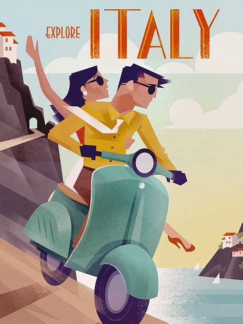 60 Inspiring Designs In The Style Of Art Deco Travel Posters With