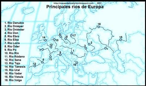 Los Principales R Os De Europa Listado Para Estudiar