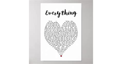 Your Favorite Song Lyrics And Music Made Into Wall Poster Uk