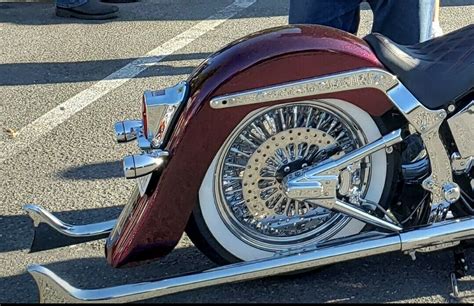 Harley Davidson Softail Classic Heritage Chicano Cholo Stretched Rear Fender Ebay