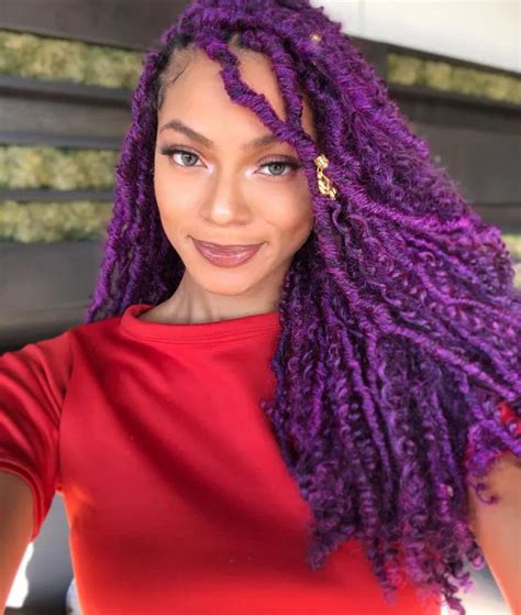 Try One Of These Super Cute And Colorful Faux Loc Styles For A Fresh