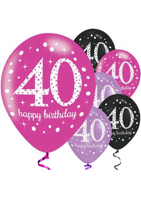 Sie suchen kreative ideen, wie sie eine geburtstagseinladung zum 40. Dekorative Luftballon Geburtstags-Deko zum 40. Geburtstag ...