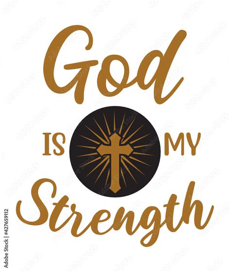 God Is My Strength Svg Jesus Svg The Lord Svg Christian Svg