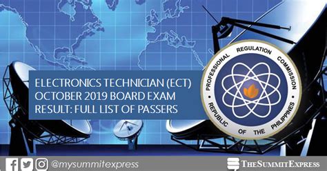 Full Results October 2019 Electronics Technician Ect Board Exam
