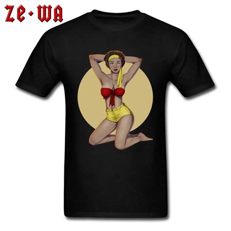 sex jackie pin up girl t shirts discount promotion new arrival faddish tee shirt male homme