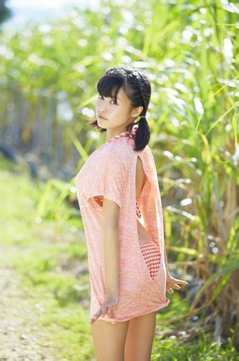 Ruriko Kojima Japanese Sexy Idol Sexy Orange Swimsuit On The Field ~ Jav Photo Sexy Girl