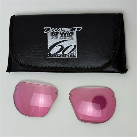 vtg decot hy wyd sporting glasses shooting range rose lenses only w case usa ebay