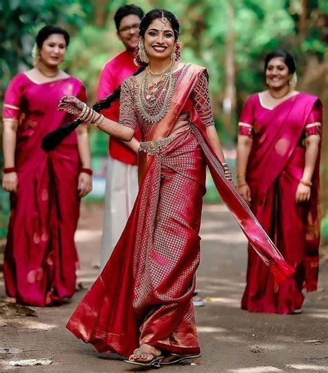 22 Gorgeous Brides In Sarees Bridal Saree Styles