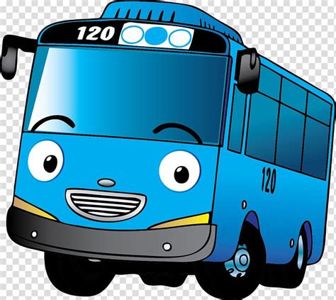 Blue Bus Clipart