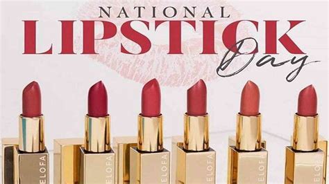 National Lipstick Day 2022 Date History And Significance