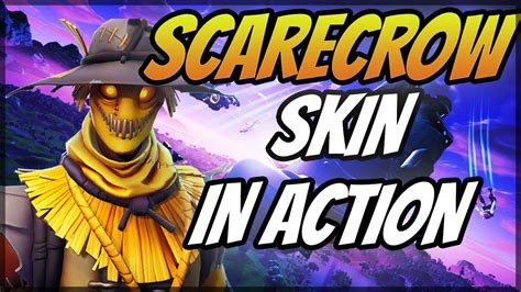 Scarecrow In Action Love The New Skin Fortnite Battle Royale Youtube