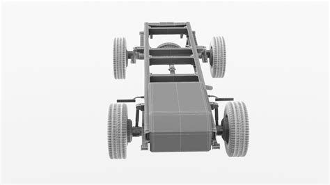 Simple Truck Frame Chassis 3d Model 49 Unknown 3ds Fbx Obj Max