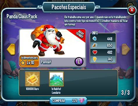 Monster Legends Truques Panda Claus