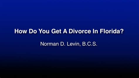 In florida, divorce is technically called dissolution of marriage, and florida residents have 2 options: How Do You Get a Divorce in Florida? - YouTube