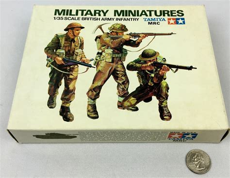 Lot Vintage 1970s Tamiya British Army Infantry 135 Scale Military