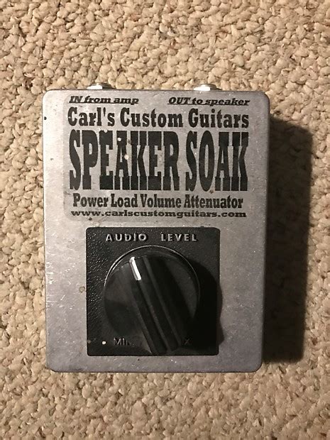 Carls Custom Guitars Speaker Soak Volume Attenuator Reverb