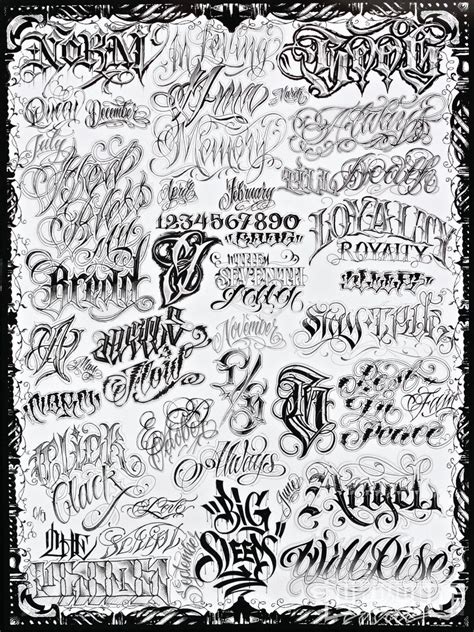 Norm Feature Artist Lowrider Arte Magazine Tattoo Lettering Fonts