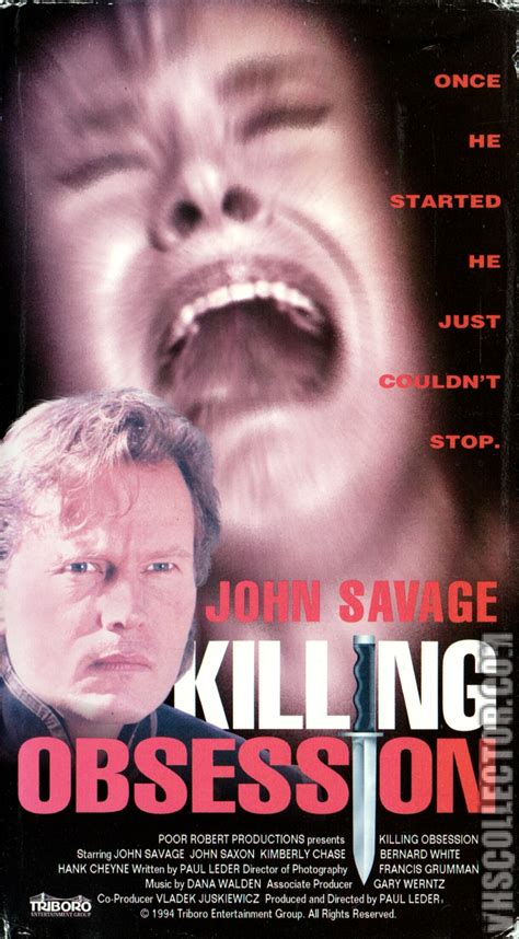 Killing Obsession | VHSCollector.com