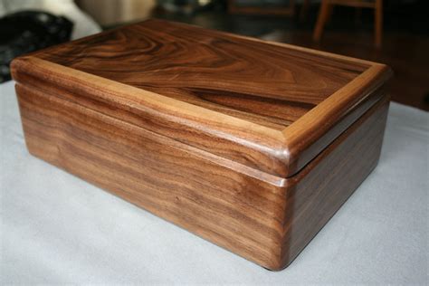 large american walnut wood jewelry box ts for men wooden etsy