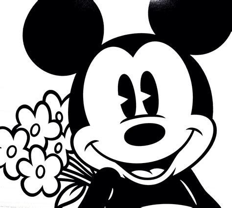 Mickey Mouse Sweet Romance Flowers Disney Mickey Mouse Disney Mouse