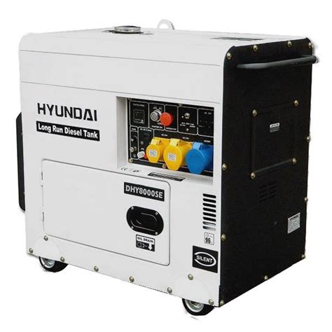 Hyundai Dhy8000se Lr Diesel Generator 55kw 60kw Leading Edge