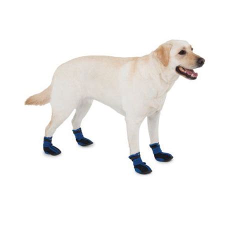 Medium Blue High Top Insulated Neoprene Winter Dog Boots