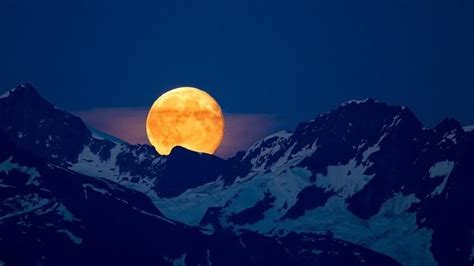 Alaska Beautiful Moon Beautiful World Creative Photography Nature