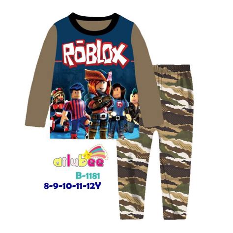 3 Years Old To 12 Years Old Roblox Pajamas