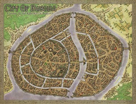 Daboha Citymap By Djekspek Fantasy City Map Fantasy City Fantasy Map