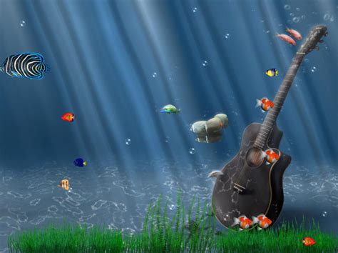 Ocean Adventure Aquarium Screensaver Animated Wallpaper Fordisand