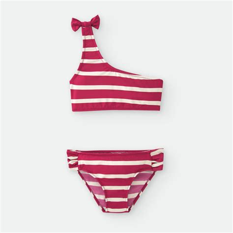 A Marinero Rayas Roja Bikini Lycra NiÑa R380807 Tienda Moda Infantil