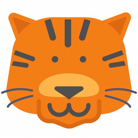 Cat Tiger Wild Icon Download On Iconfinder On Iconfinder