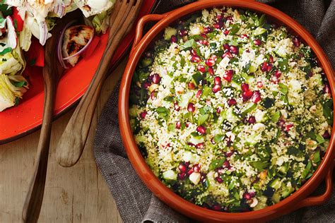 couscous and pomegranate salad