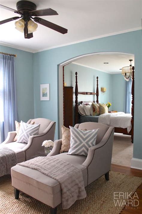 A master bedroom sitting area can be a great gathering spot for the whole family. Design Inspiration: The Chaise Lounge | ConfettiStyle