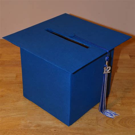 Diy graduation cap gift box. Graduation Card Box | College grad party, Graduation party ...
