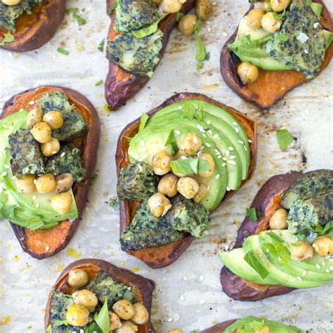 Sweet Potato Avocado Toasts Recipe Dr Praegers Sensible Foods