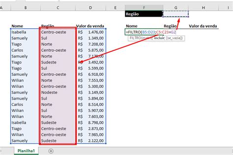 Função FILTRO no Excel Aprenda como usar Ninja do Excel