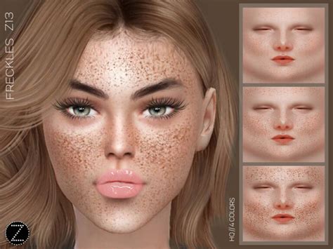 Freckles Z13 By Zenx At Tsr Sims 4 Updates