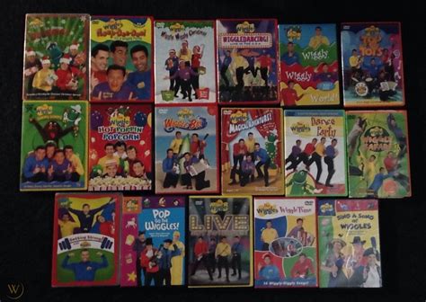 The Wiggles Dvd Lot 17 Movies Wiggle Bay Yummy Christmases Wiggly