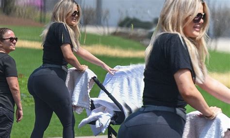 Khloe Kardashian Says I Cant Believe How Big My Booty Looked As She