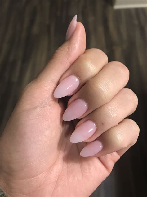 Milky French Almond Nails White Almond Nails Almond Nails French